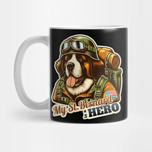 St. Bernard soldier Mug